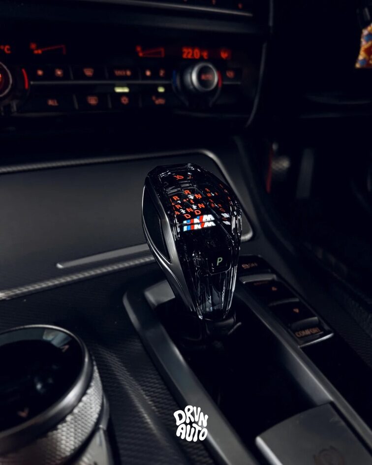 Crystal gear knob set